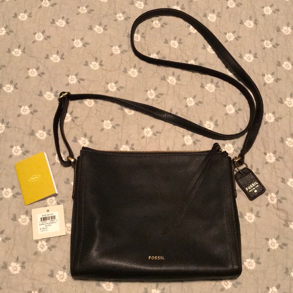 fossil emma crossbody black